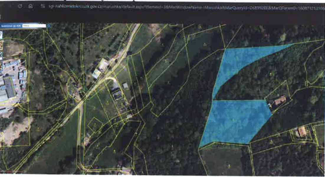 Prodej lesních pozemků o výměře 10232m2, k.ú. Trnava u Zlína - foto 6