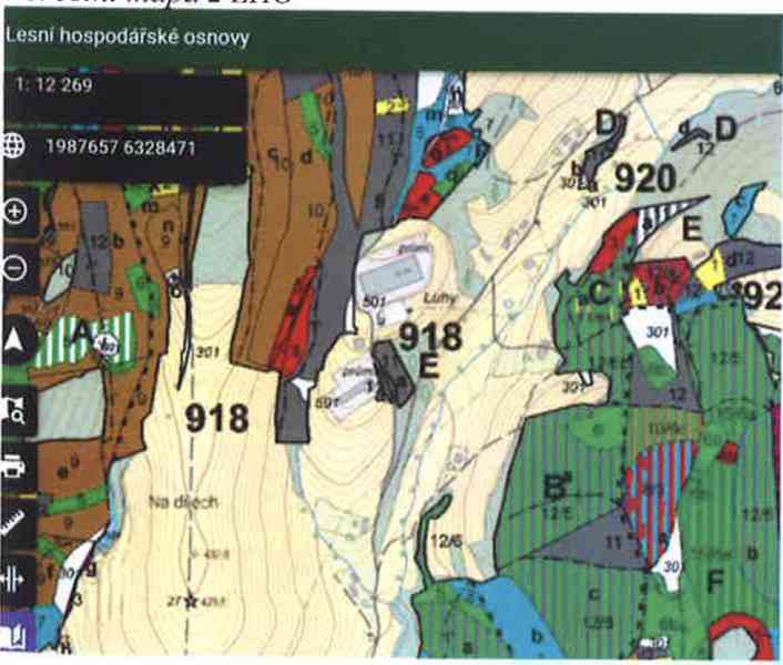 Prodej lesních pozemků o výměře 10232m2, k.ú. Trnava u Zlína - foto 7