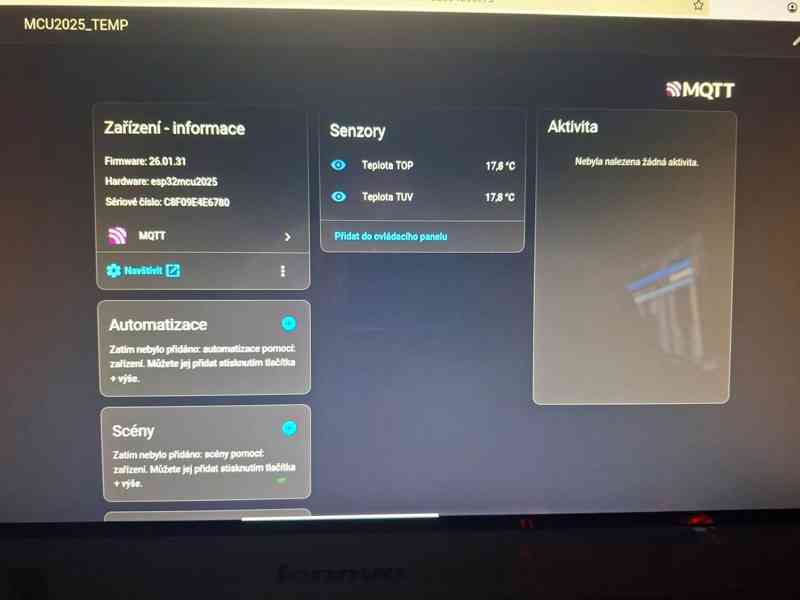 Sestava Home Assistant pro automatizaci - PC a říd. jednotka - foto 5