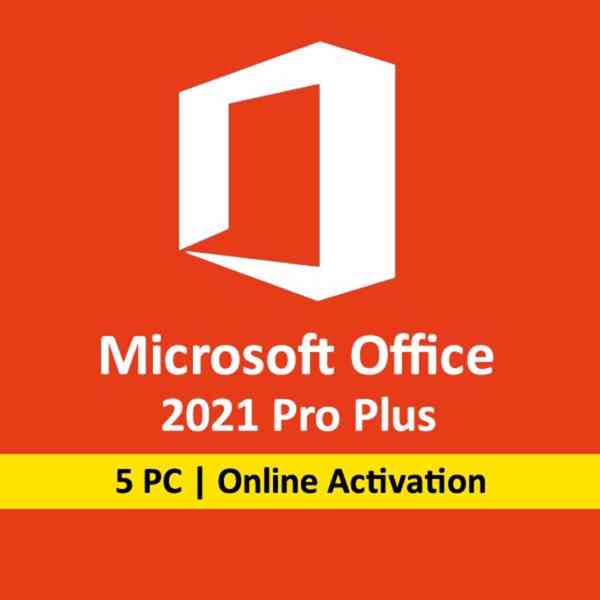 Microsoft Office Professional Plus 2021 pro 5 počítačů