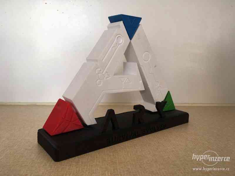 3D Tištěné logo ARK Survival Evolved - foto 1