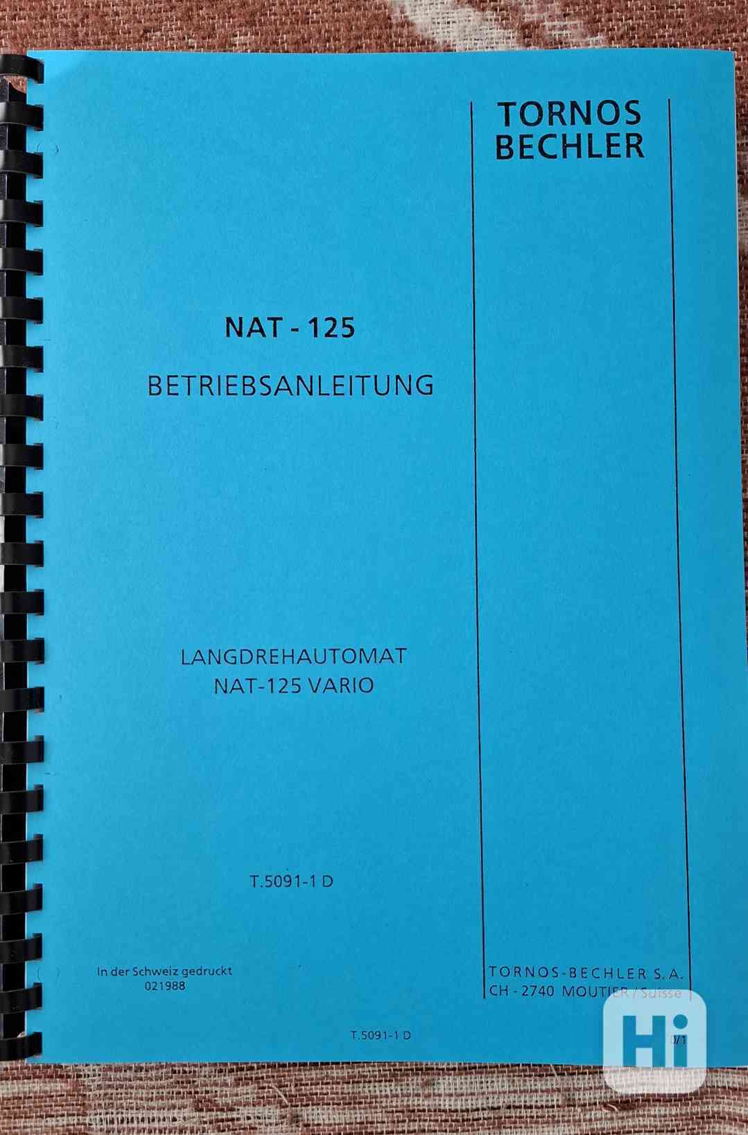 Návod soustruhu Tornos NAT-125 - foto 1