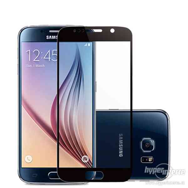 Ochrané sklo na Samsung Galaxy S6 - černé - foto 1