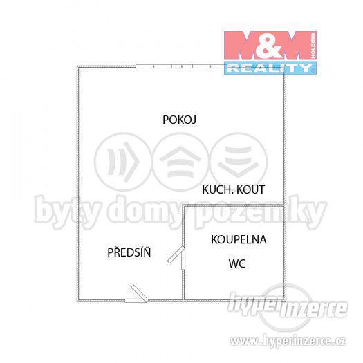 Prodej bytu 1+kk, DV, 20 m?, Teplice, ul. Bratislavská - foto 4
