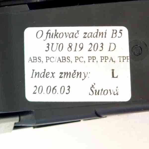 PĚKNÝ Škoda SUPERB 1 zadní výdech topení 3U0 819 203 D - foto 6