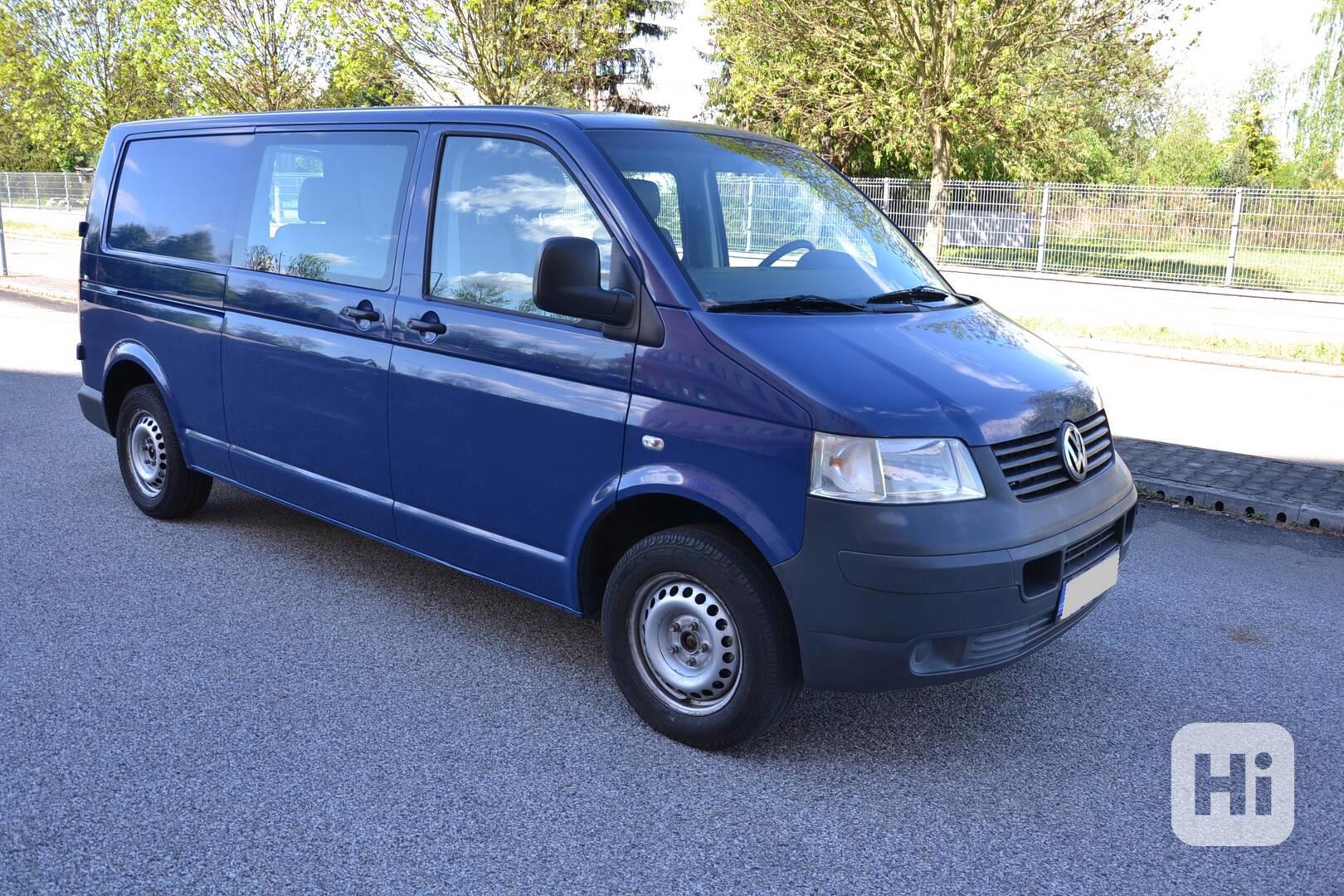 VW T5 LONG 2.5 TDi, Klima, 6 míst, ČR pův, Nová STK. - foto 1