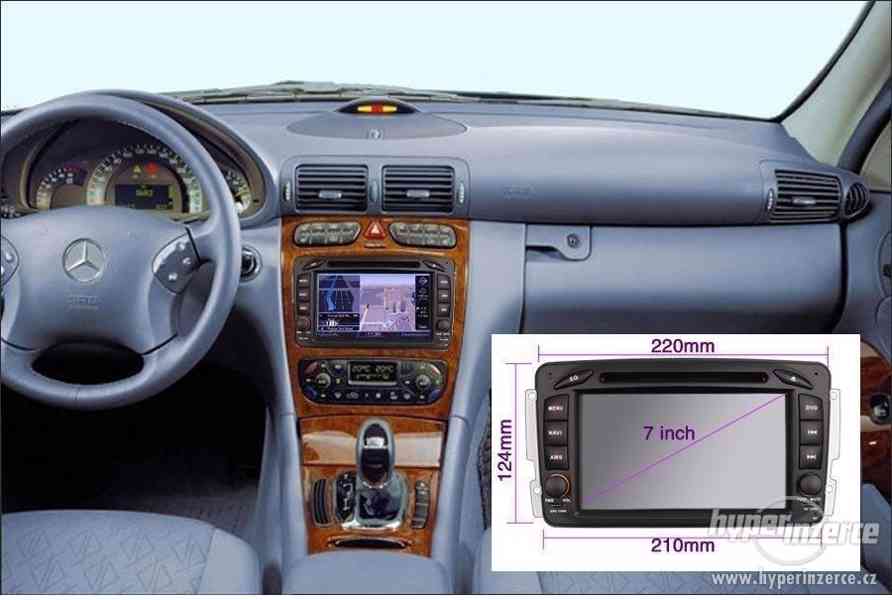 MERCEDES (new+old) Dotykove Autoradio GPS NAVI DVD BT SD USB - foto 10