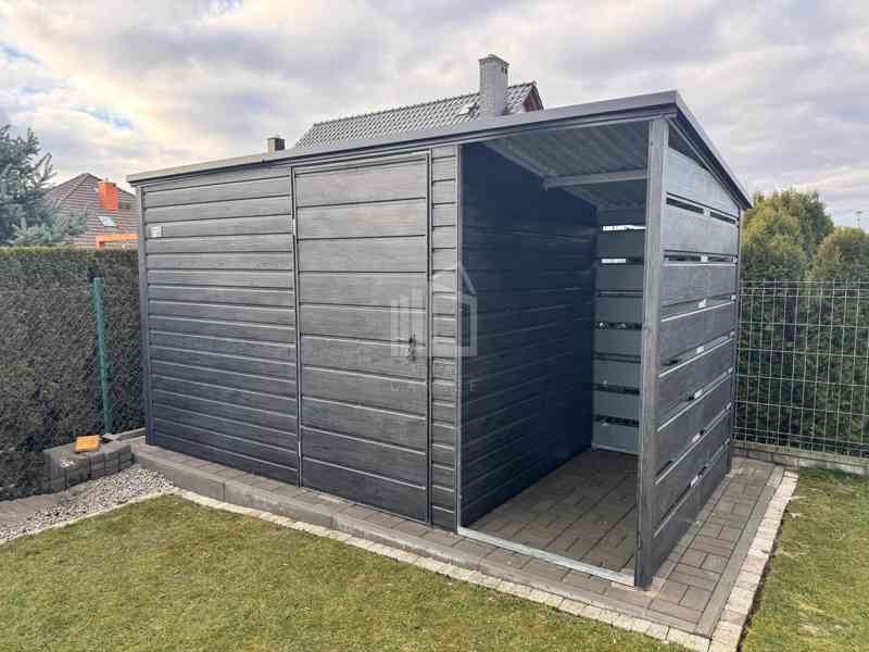 Zahradní domek 3x2m + přístřešek 1m - dveře - - foto 2