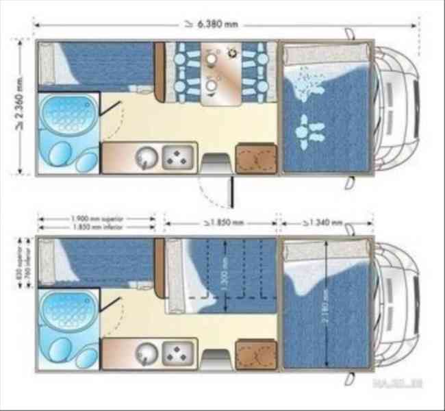 Fiat Ducato (6 míst na jízdu i spaní) - foto 2