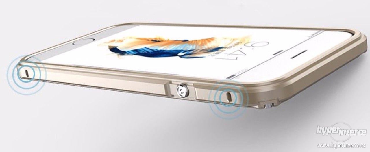 iPhone 7/7+,8/8+ aluminium bumper+zadní sklo - foto 1