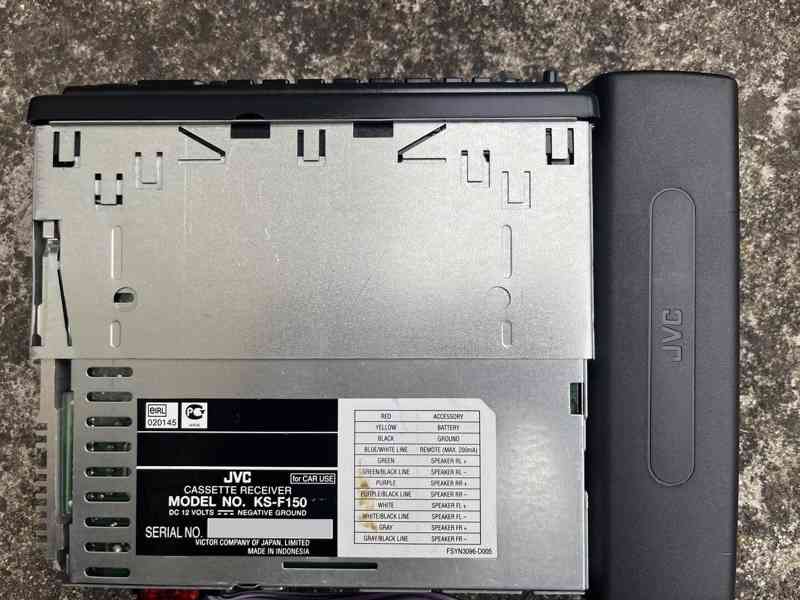Autorádio JVC KS-F150 - plně funkční - foto 8