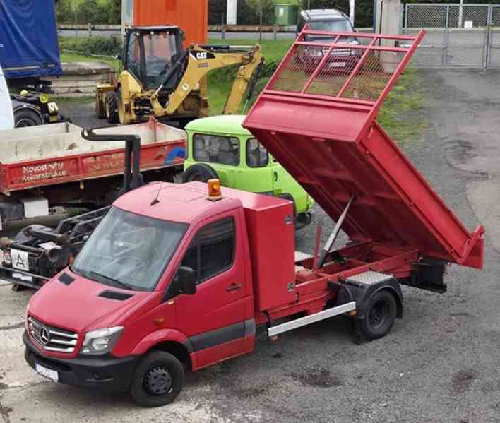 3.5t sklápěč tupláky MB Sprinter 516 CDI 2.2 Mercedes