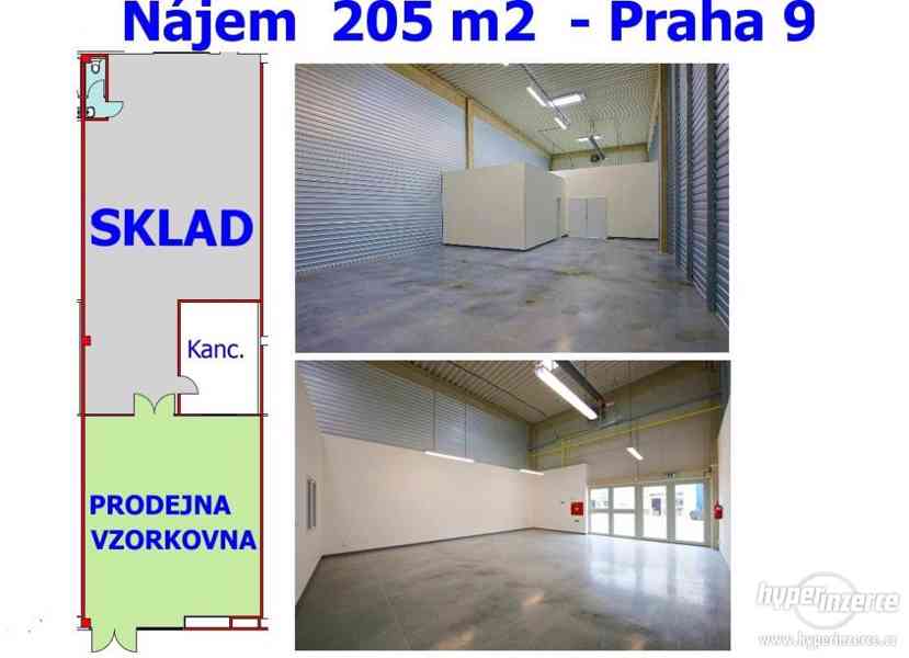 SKLAD + PRODEJNA ( VZORKOVNA ), 205 m2, přízemí, Praha 9 - foto 7