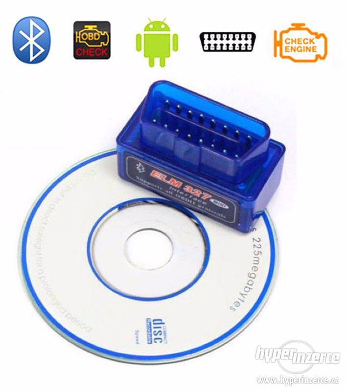Mini ELM327 V2.1 OBD2 II Bluetooth Diagnostika aut - foto 1