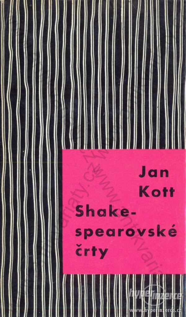 Shakespearovské črty Jan Kott Československý  1964 - foto 1