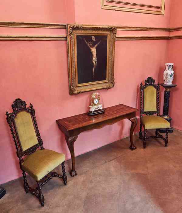 Starožitný konzolový stolek Chippendale - foto 10
