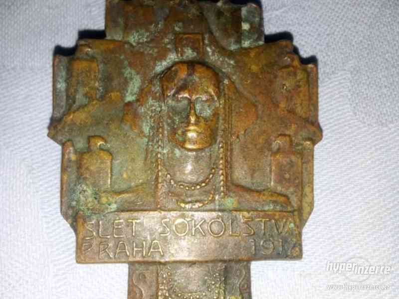 Odznak - SLET SOKOLSTVA PRAHA 1912 - foto 1