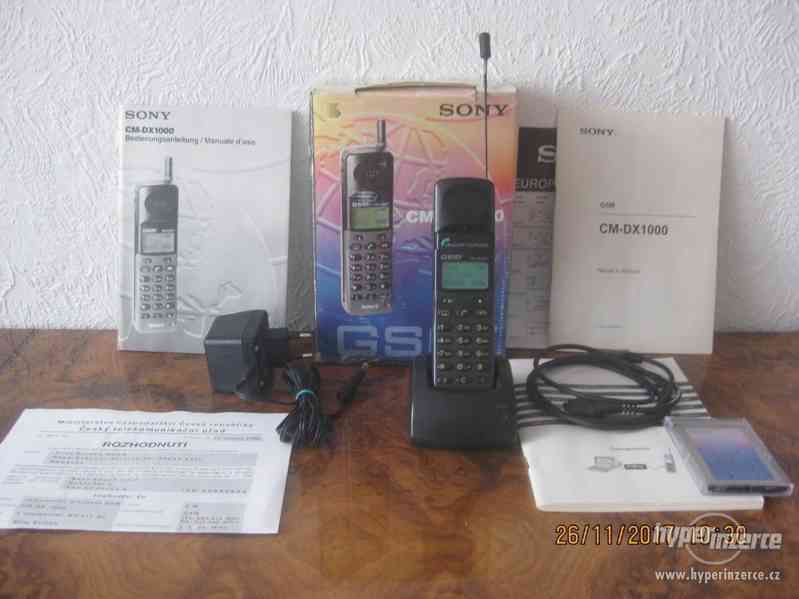 Sony CM-DX1000 - historické mob. telefony z r.1997 od 750Kč - foto 1