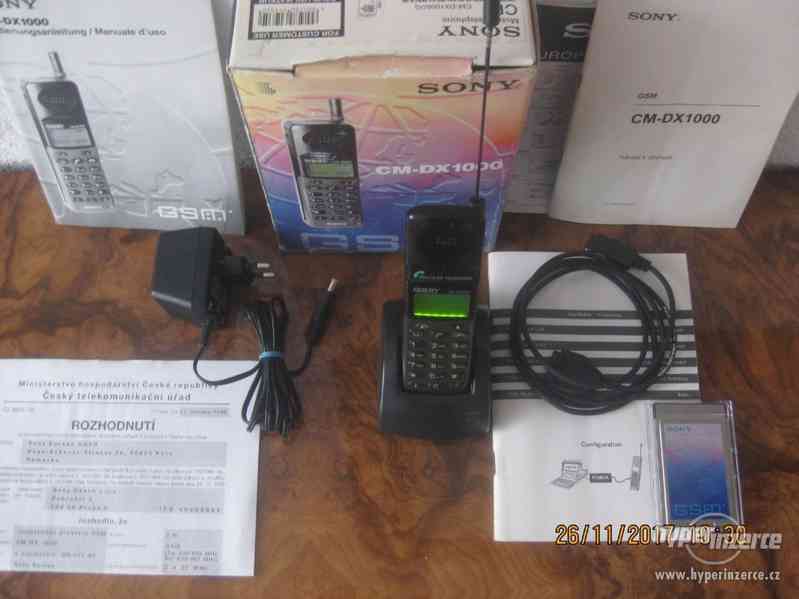 Sony CM-DX1000 - historické mob. telefony z r.1997 od 750Kč - foto 2