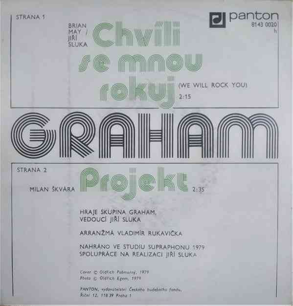 Graham ‎– Chvíli Se Mnou Rokuj / Projekt ( SP ) - foto 2