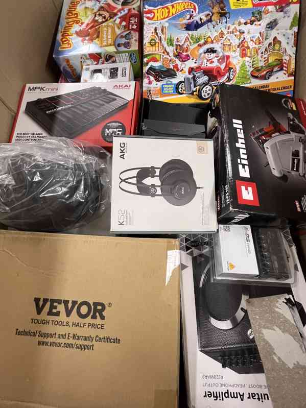 Mix paleta zboží - Elektro, hračky, nářadí.... - foto 6