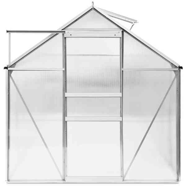 Hliníkový polykarbonátový skleník 5,85 m² | 190 x 190 x 195  - foto 3