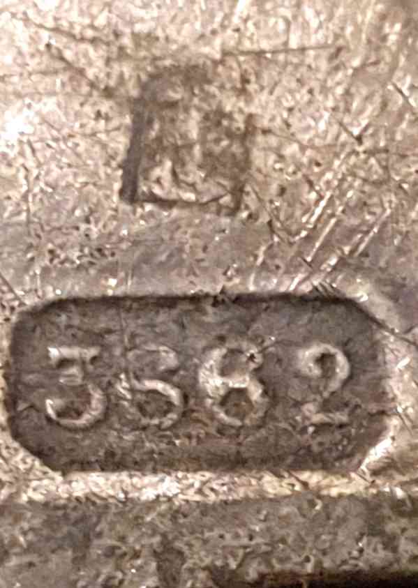 Starožitná miska, materiál: Cín (Pewter). - foto 7