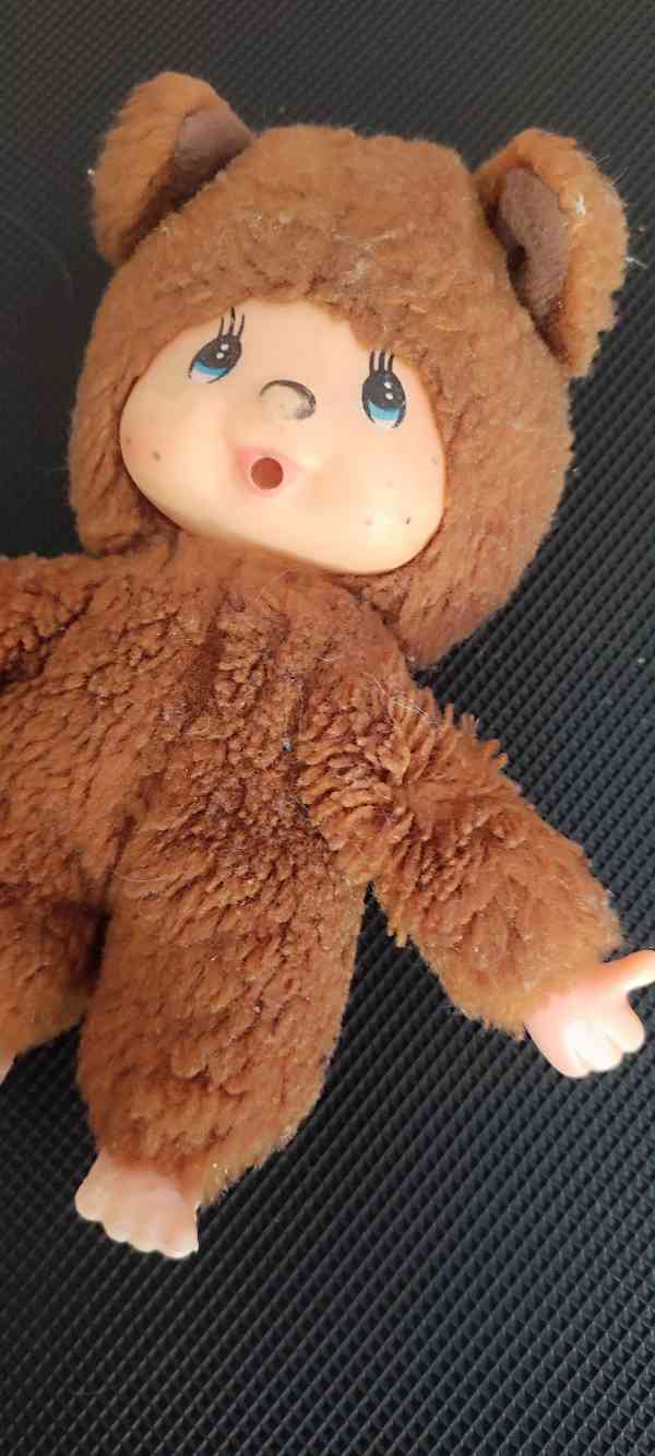 Retro plyšák monchhichi  - foto 3