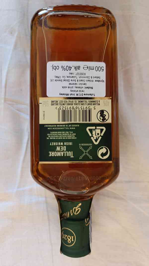 Tullamore D.E.W. 0,5l 40 % - foto 2