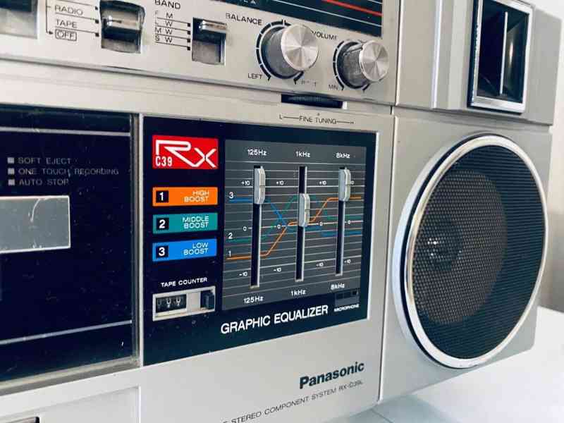 Radiomagnetofon Panasonic RX-C39, 80.léta - foto 12