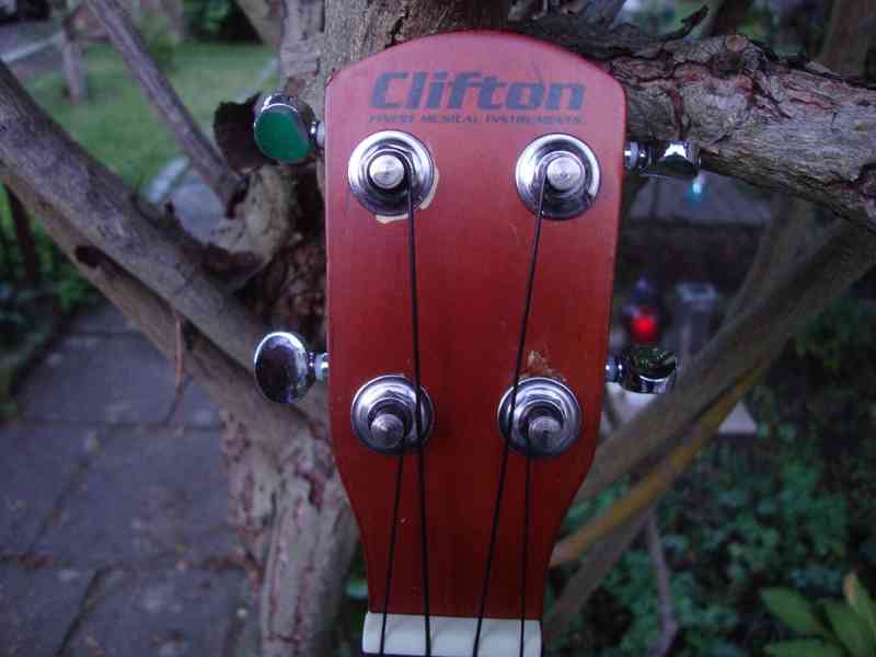 Soprán Sopránové ukulele Clifton i s obalem pěkný stav - foto 3