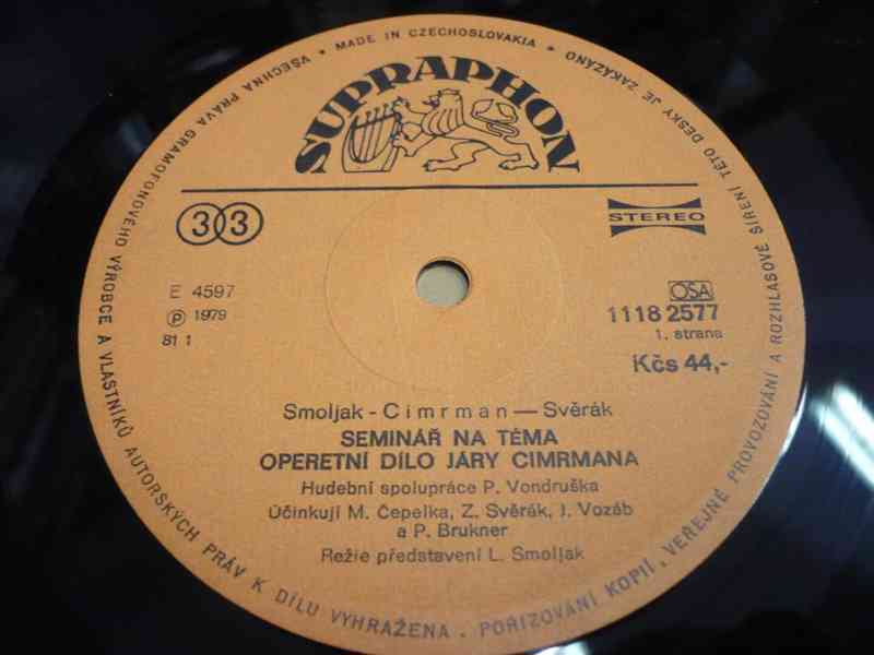 Smoljak - Cimrman - Svěrák ‎– Hospoda Na Mýtince (LP) - foto 3
