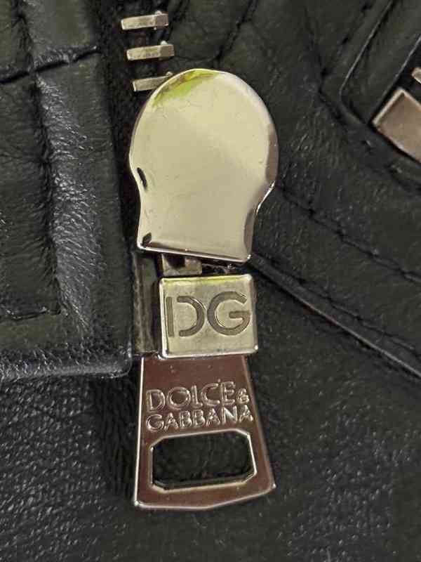 Pánská kožená bunda (parker) Dolce & Gabbana - foto 3