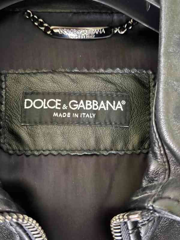 Pánská kožená bunda (parker) Dolce & Gabbana - foto 5