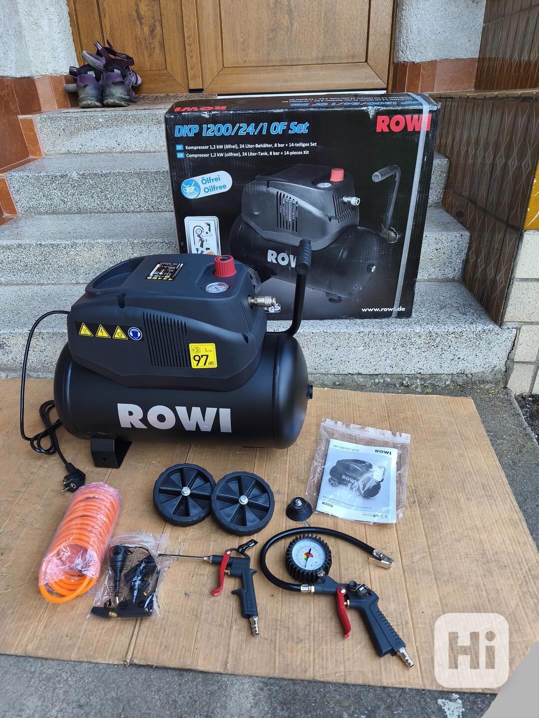 Prodám NEPOUŽITÝ Bezolejový kompresor ROWI DKP 1200/24/1 OF  - foto 1