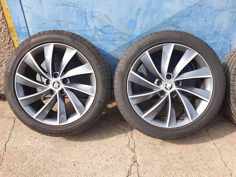 Alu kola Škoda Pegasus R18+letní pneu Pirelli Cinturato P7 - foto 2