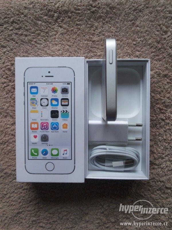 Apple iPhone 5S 16GB Silver pěkný s krabičkou, záruka - foto 5