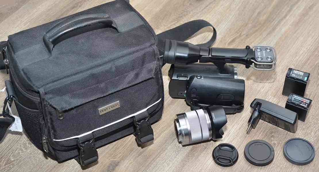 SONY NEX-VG10E+OBJ.*Handycam*14,2Mpx CMOS*Full HDV - foto 3