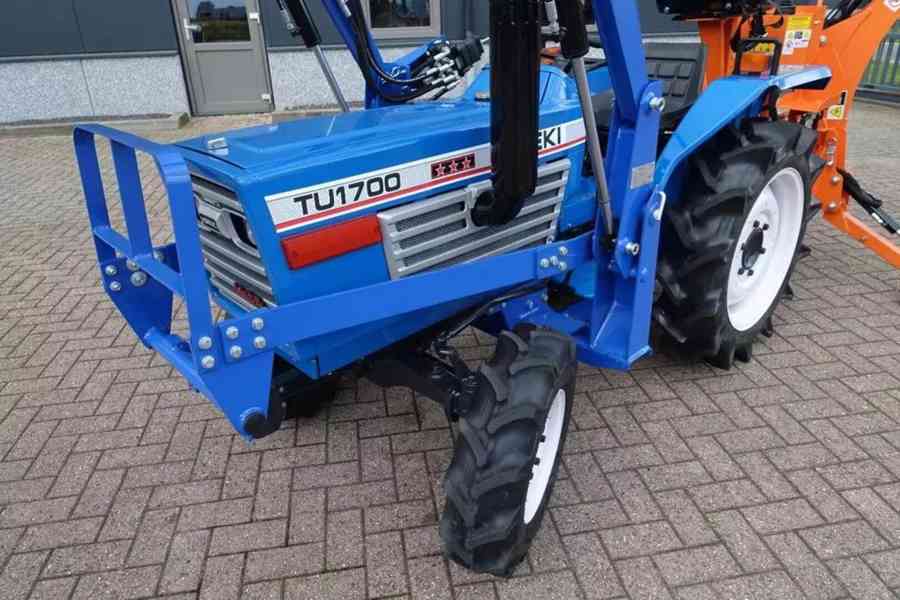 Traktor Iseki TU1700 4wd + BHM95  1026 Draaiuren  Graaflaadc - foto 5