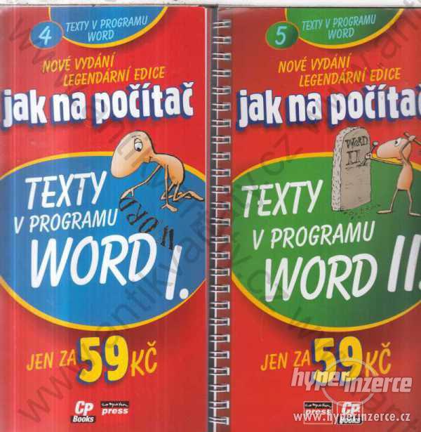 Texty v programu Word  I. a II. díl J. Hlavenka - foto 1
