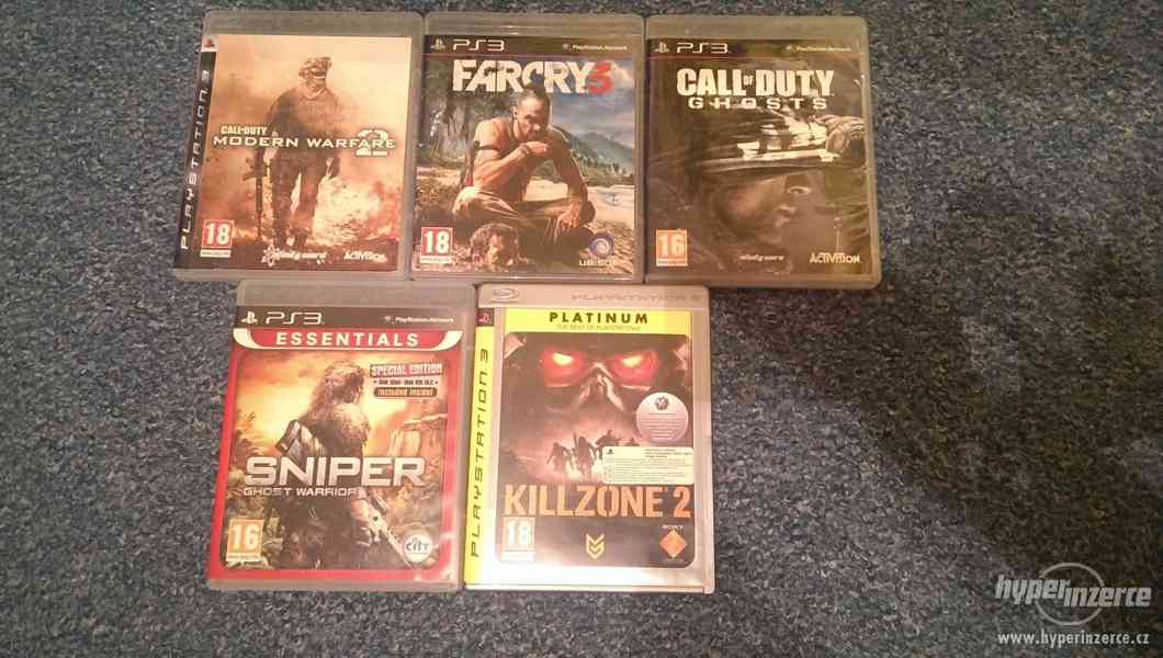 PS3 hry: FarCry3, Sniper, Call of Duty 2x, Killzone - foto 1