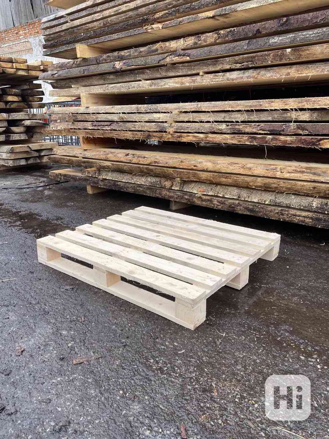 Dřevěné palety, stavební řezivo, palivové dřevo  - foto 1