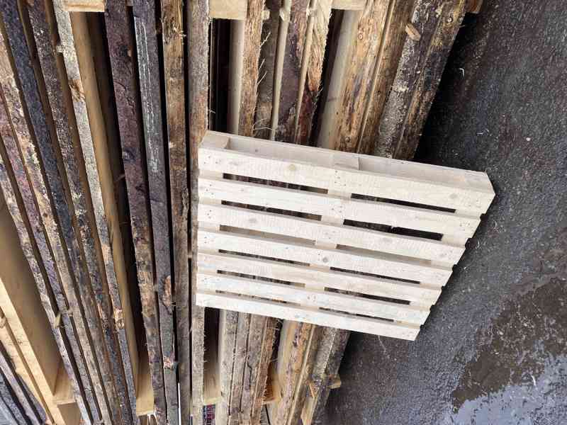 Dřevěné palety, stavební řezivo, palivové dřevo  - foto 2