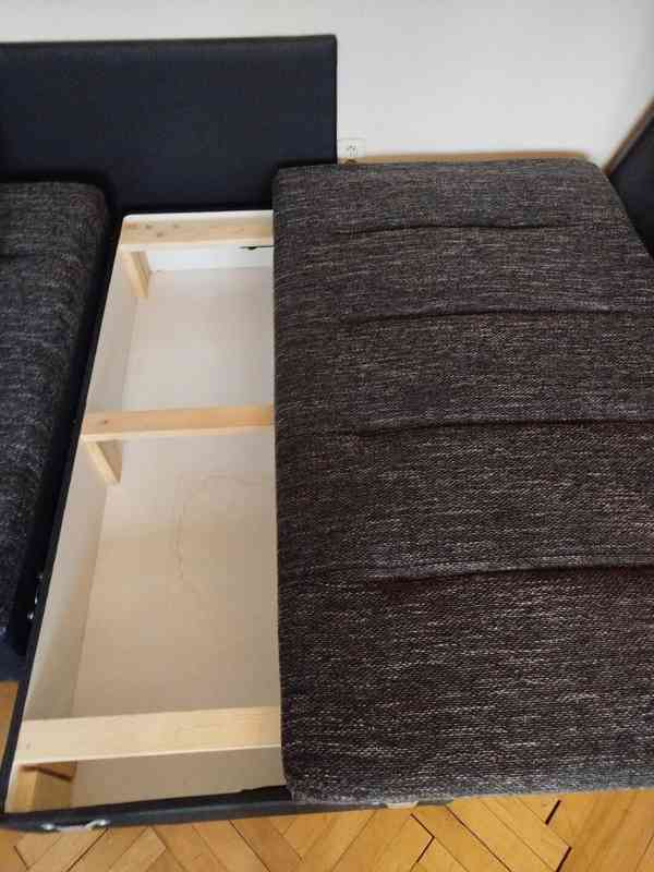Prodám rozkládací gauč s úložným prostorem - foto 2