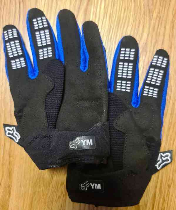 Rukavice na kolo FOX YOUTH Dirtpaw, blue YM - foto 3