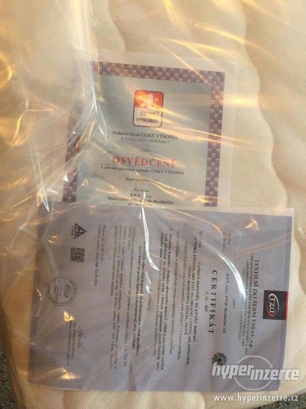Prodám jednolůžko s NOVOU kvalitní českou matrací - foto 7