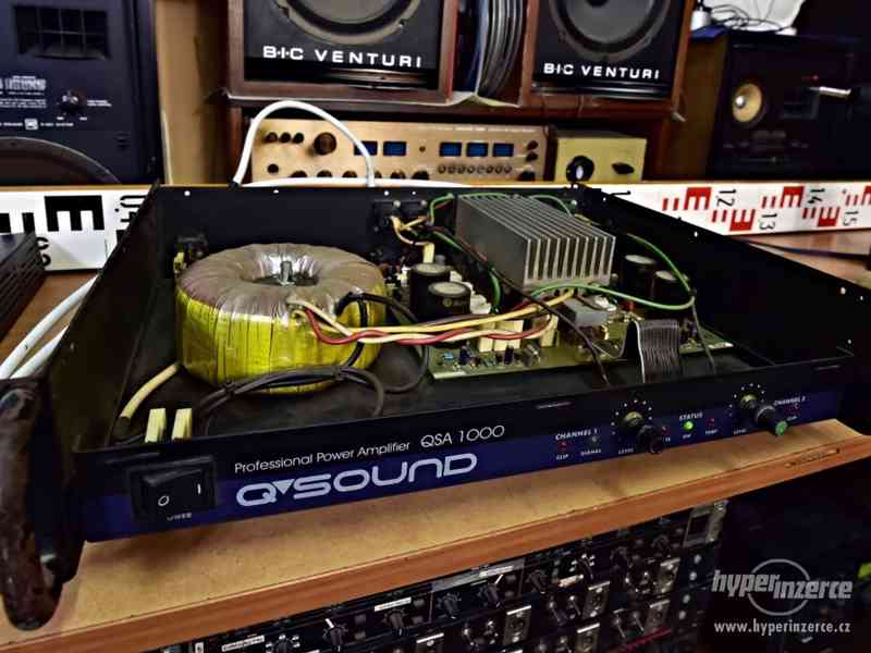 Výkonový zosilňovač Q Sound QSA 1000 Stereo Zesilovač - foto 2