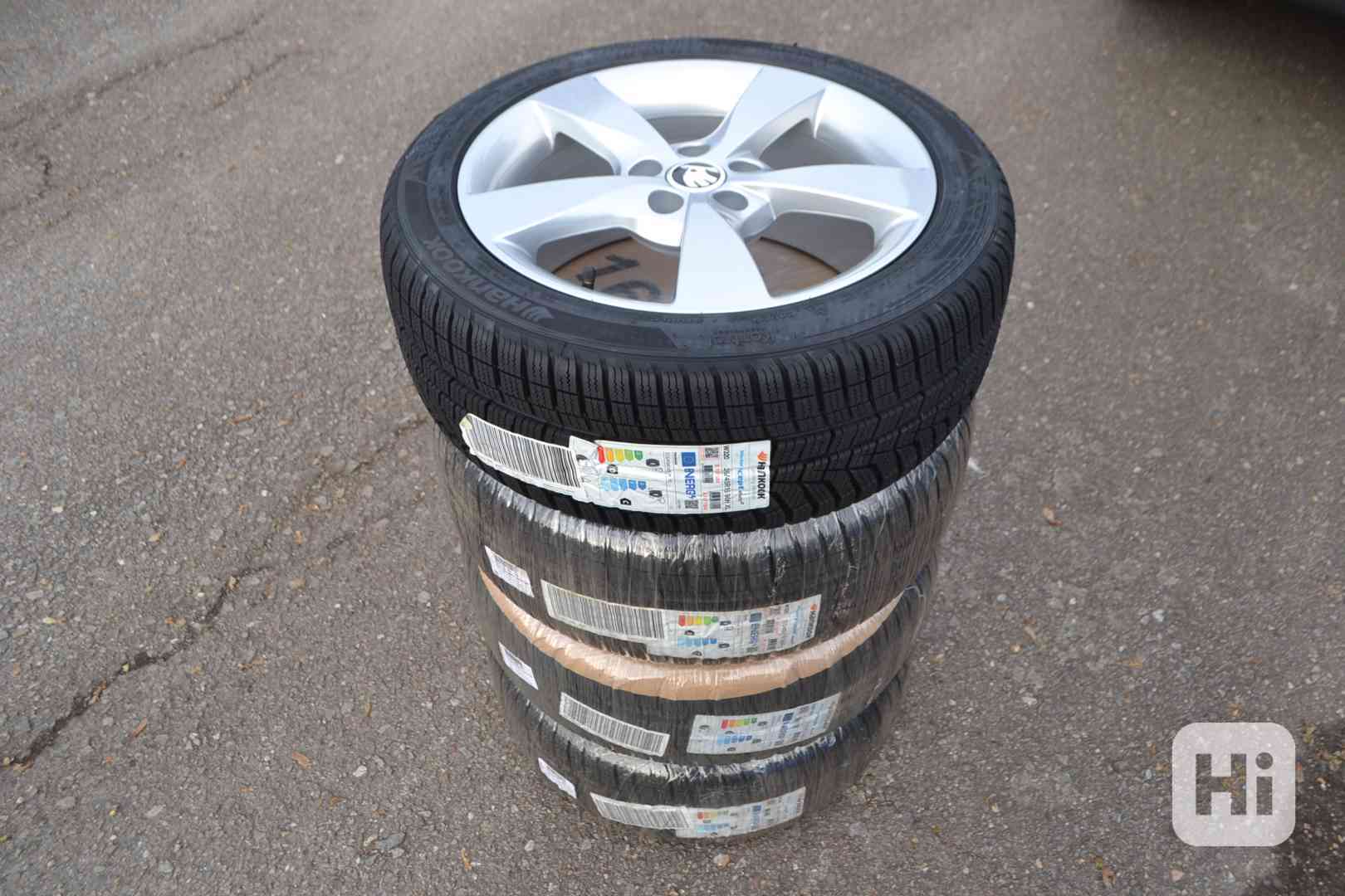 Š.Rapid/ Fabia 3 - NOVÝ zimní Alu komplet– 215/45R16 - foto 1