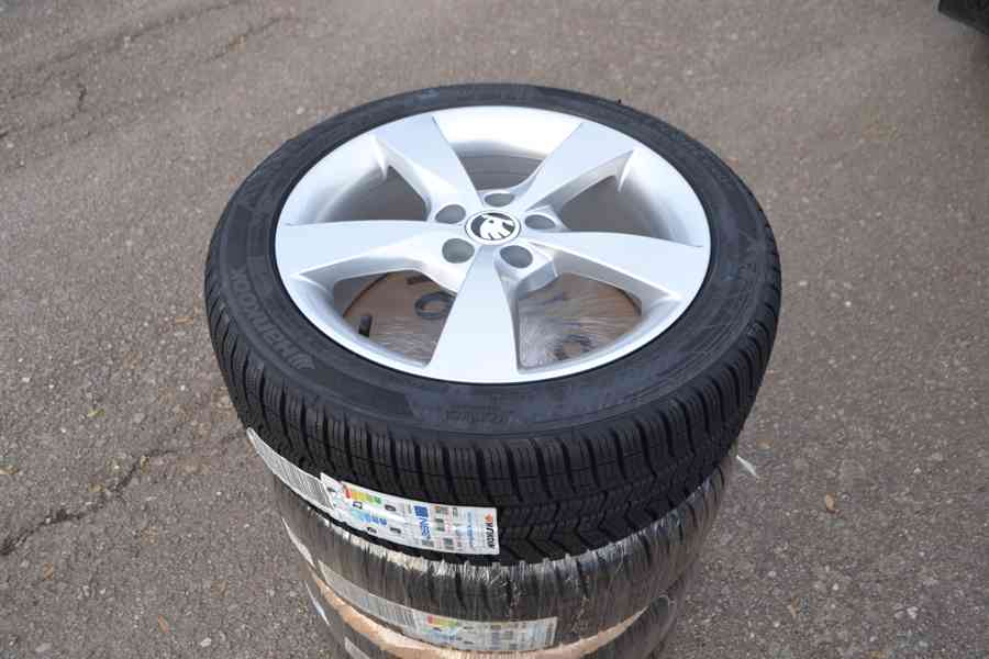 Š.Rapid/ Fabia 3 - NOVÝ zimní Alu komplet– 215/45R16 - foto 3