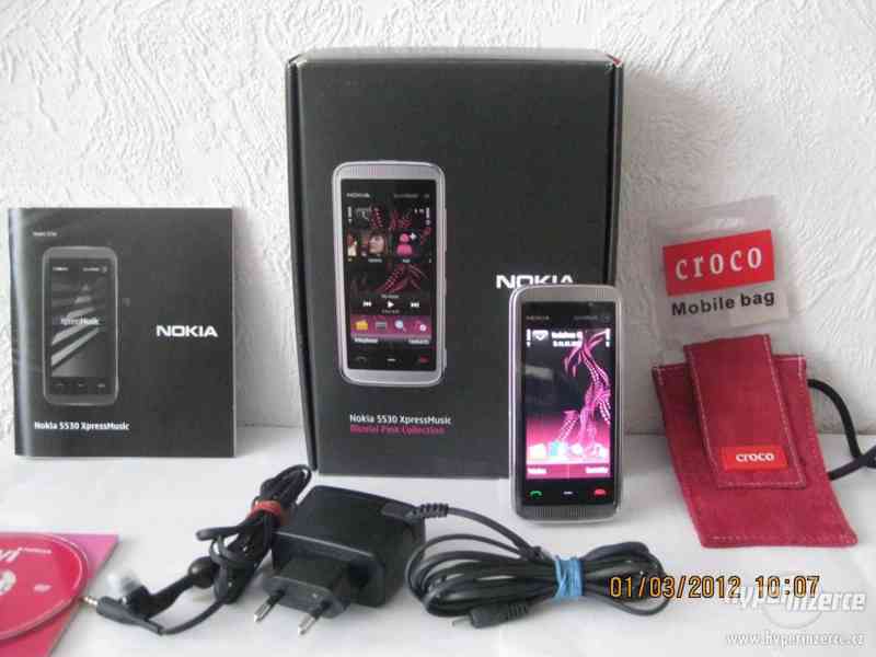 NOKIA 5530 pink+SIM karta s bonusem  ZDARMA!!! - foto 1